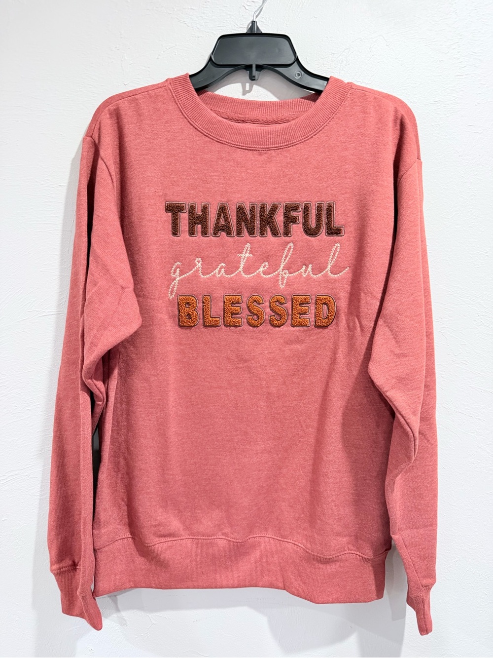 Love in Faith Thankful Grateful Blessed Crewneck Sweatshirt
